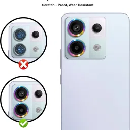 Oncraves Back Camera Lens Ring Guard Protector for Redmi Note 13 Pro 5G image 3