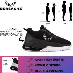 ersache Men's Hidden Height Increasing 3" Elevator Casual Shoes Sneakers For Men-picture-15