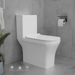 belluxury S-trap 11106- Sofi CERAMIC FLOOR MOUNT ONE PIECE WESTERN TOILET Western Commode-picture-22