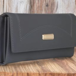 Casual Grey Clutch - Regular Size-image-44