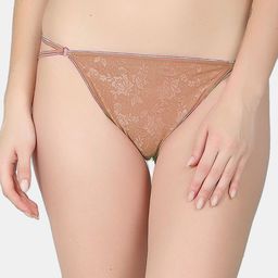 N-Gal Women Self Design Thong Briefs-image-63