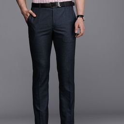 Raymond Men Solid Slim Fit Formal Trousers-image-27