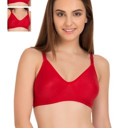 Tweens Pack of 3 Red Full-Coverage T-shirt Bras TW253RD-picture-34