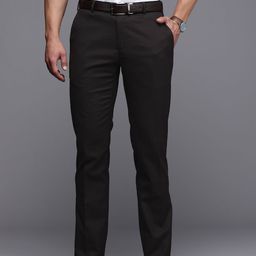 Raymond Men Slim Fit Formal Trousers-image-89