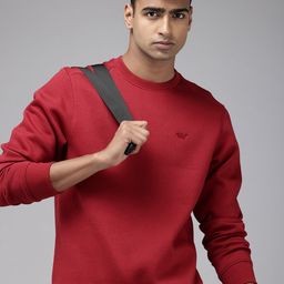 Wildcraft Solid Round-Neck Pullover Sweatshirt-image-76