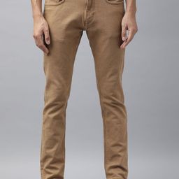 RARE RABBIT Men Jordon Regular Fit Brown Jeans-image-42