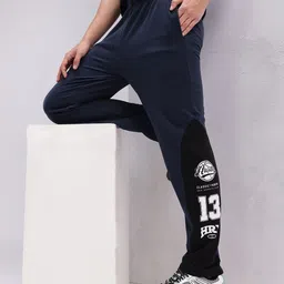 HRX by Hrithik Roshan Men Colourblocked Lifestyle Joggers-image-60