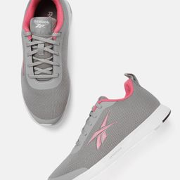 Reebok Women Grey Woven Design Lunar Walk Shoes-image-69