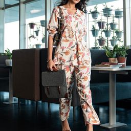 Libas Floral Printed Tunic With Palazzo-picture-18