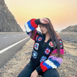 Sugercandy Women Woollen Open Knit Front-Open Sweater-19
