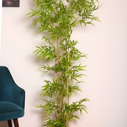 ARICK DECOR Green 1 Pieces Bamboo Artificial Plant With Pot-picture-13
