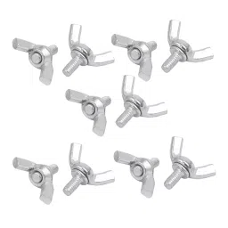 Mec Size M4x8 mm Wing Bolt Butterfly Screw, MEC0005 (Pack of 10 Pcs)-28