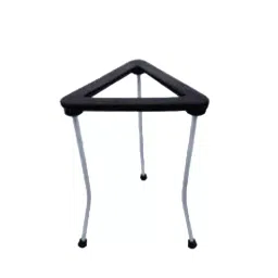 Biohall 15.24x10.16 cm Size Black Powder Coated Triangular Top Cast Iron Tripod Stand, BLS.MTW.35-0