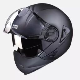 Studds Matt Black Xtra Large (600 mm) Flip Off-Full Face Helmet, Downtown-image-34