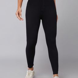 DOLCE CRUDO Women High-Rise Stretchable Jeans-image-21