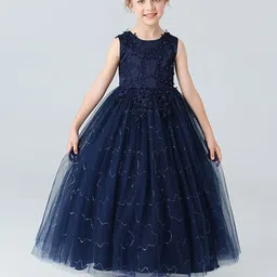 JC SPARKLE Floral Girls Maxi Dress-picture-46