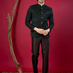 Dulha Ghar EmbroideredBandhgala Suit-picture-17