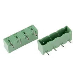 RS PRO 4 Way Pluggable Terminal Block 7.62 mm Pitch Solder Termination, 8745417-34