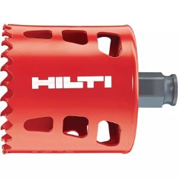 Hilti Carbide Tipped Hole Saw Smooth Shank End 114 mm Diameter, 2338861-42