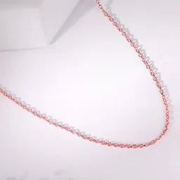 GIVA Girls Silver Rose Gold-Plated Chain-image-21
