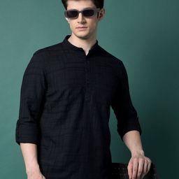Crimsoune Club Men Jacquard Kurta-picture-39
