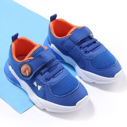 Cute Walk by Babyhug Sneaker with Velcro Closure & Dino Applique - Blue-image-40