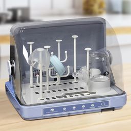 StarAndDaisy Sterilizer for Feeding Bottles | Bottle Sterilizer Machine with Uv Ultraviolet | Baby Bottle Sterilizer & Fast & Effective Sterilization for Nipples & Accessories, Touch Screen & Auto-Off, Kills 99.9% Germs- ( Purple )-12