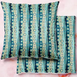 ArtzFolio Multicoloured Set of 2 Velvet Square Cushion Covers-image-58