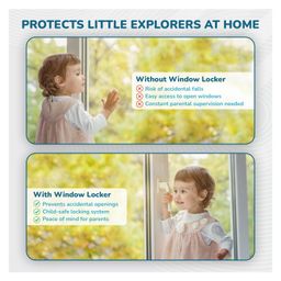 R for Rabbit Protector Plus Window Locker - Grey image 2