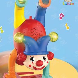 Lattice Upside Down Clown Crazy Circus Handstand, Enjoy The Joy, Teach The Fun, Sound and Light Music Toy image 2