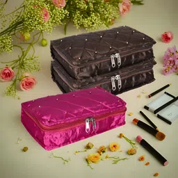 Aura Pink Set of 3 Regular Jewellery Organiser Organisers-picture-44