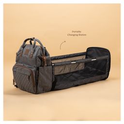 Abracadabra Diaper Bag with Changing Station - Grey image 4