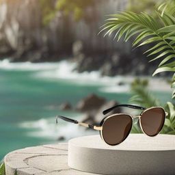 ZAADRAN Unisex Aviator Sunglasses with Polarised and UV Protected Lens Z-BERLIN-BROWN-39