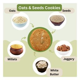 Ancient Roots Oats & Seeds Cookies Pack Of 4 -150 g Each image 5