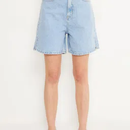 Trendyol Women Regular Fit Denim Shorts-picture-26