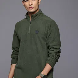 HRX by Hrithik Roshan Mock Collar Sweatshirt-image-9