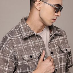 The Roadster Life Co. Checked Tailored Jacket-image-4