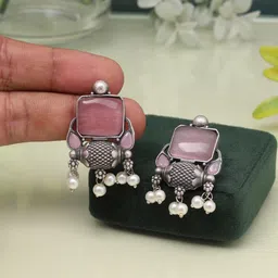 PREYANS Silver-Plated Brass Earrings-image-31