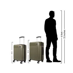 Timus Neolite Set Of 2 Textured Hard-Sided Trolley Bag image 3