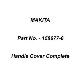 Makita Handle Cover Complete Suitable For HP1630, Part No 158677-6-14