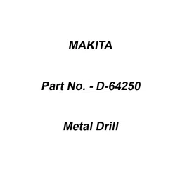 Makita HSS-Tin Metal Drill Size 1-34 mm, Part No D-64250 (Set of 10 Pcs)-image-13