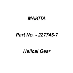 Makita Helical Gear Size 67 mm Suitable For UH5261, Part No 227745-7-picture-36