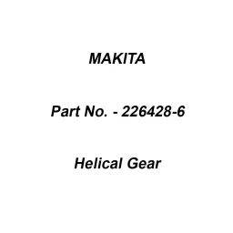 Makita Helical Gear Size 51 mm Suitable For 4304, Part No 226428-6-picture-32