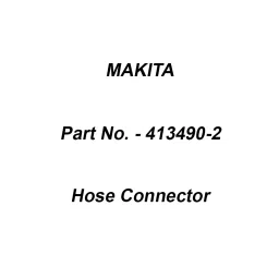 Makita Hose Connector Suitable For DSL801-KD, Part No 413490-2-picture-3