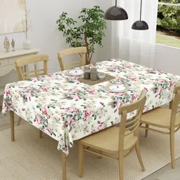 The Home Story Off White Cotton Table Covers-image-22