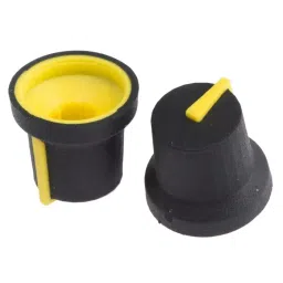 RS PRO 16.8 mm Black Potentiometer Knob for 6 mm Shaft Splined, 7777353-image-54