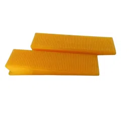GENERIC Tile Leveler Wedges Yellow 5 cm Length Plastic Hand Grip for Home & Professional Use, 100 Pcs-picture-3