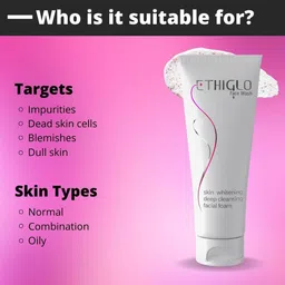 ETHIGLO Set Of 6 Skin Whitening Face Wash - 70ml Each image 4