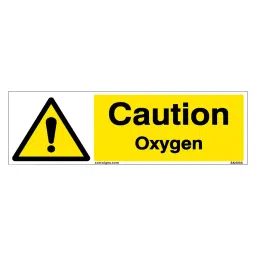 SUNSIGNS  Caution Oxygen Signages Size 450x150 mm HP Print + Vinyl, SN0098-picture-46