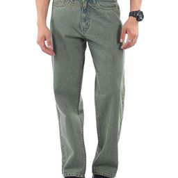 Beyoung Men Brown Tinted Baggy Fit Jeans-image-17
